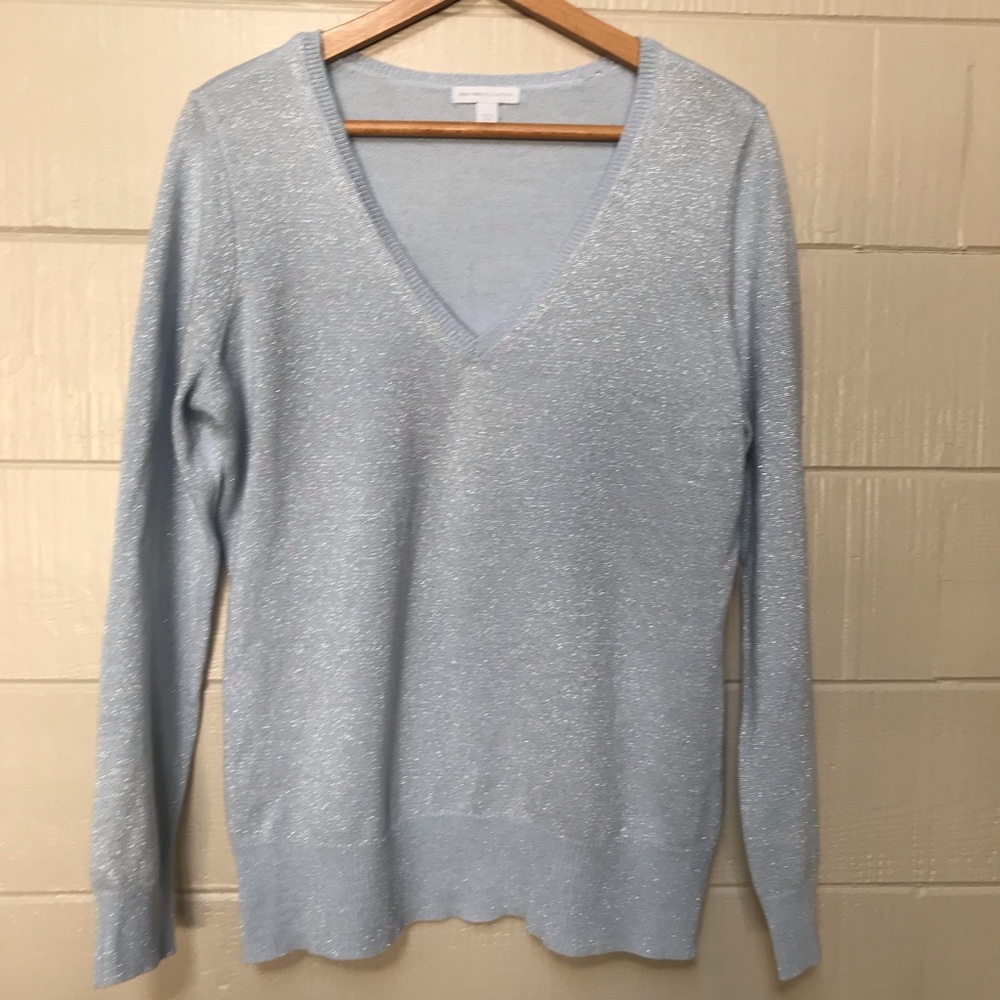 NY & Co • Powder Blue Simmer Sweater Large